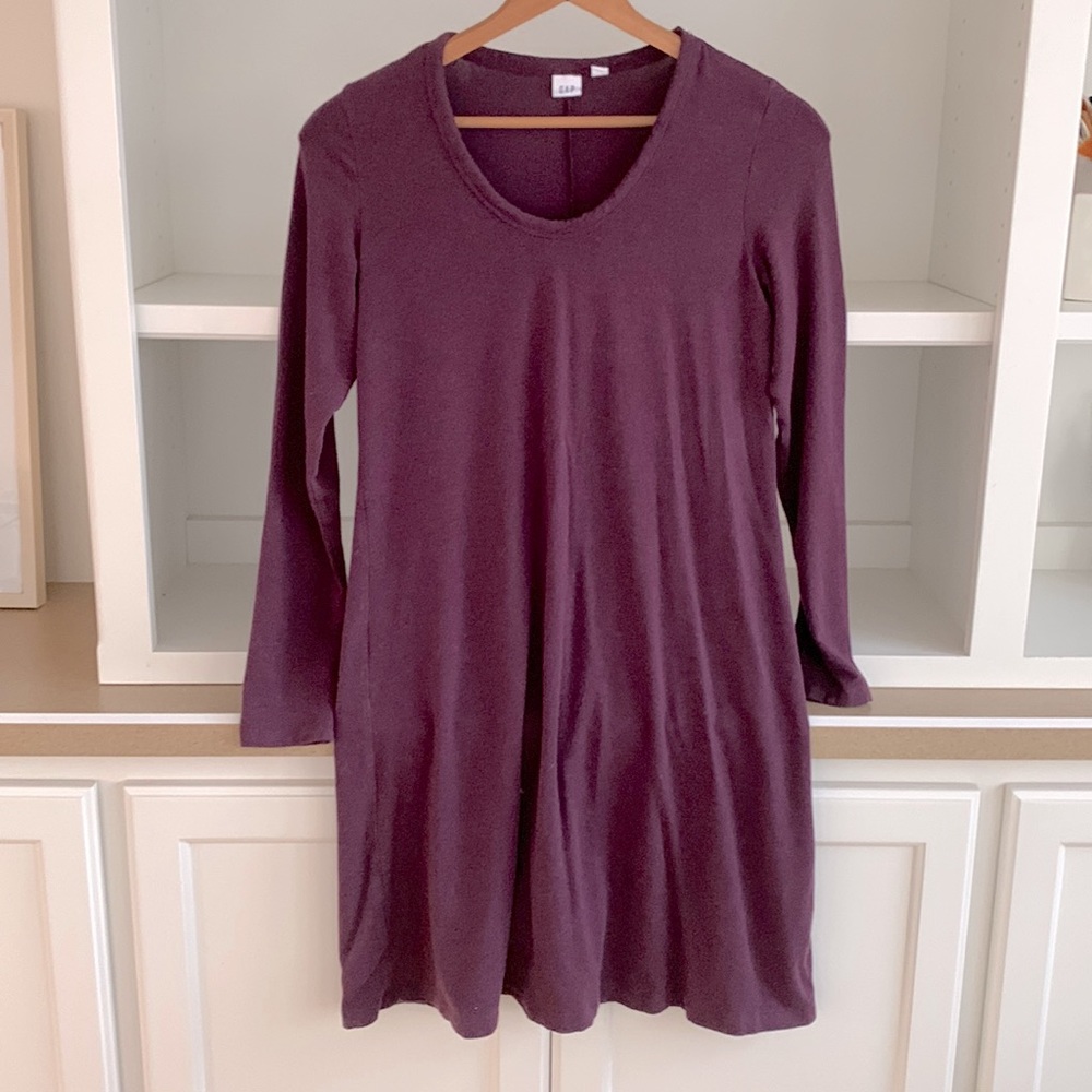 GAP long sleeve swing dress size medium